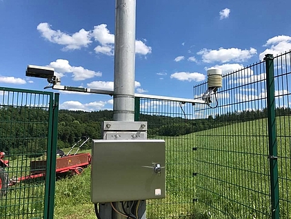 Niederschlagswächter der Wetterstation Friesenhagen