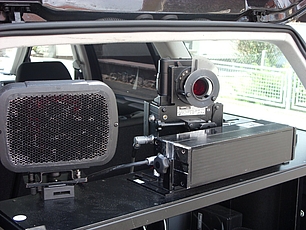 Technik Radarkontrolle Technisches Equipment einer Radarkontrolle