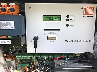 Messgeräte der Wetterstation Friesenhagen