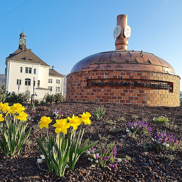 Erzquell-Kreisel in Mudersbach-Niederschelderhütte